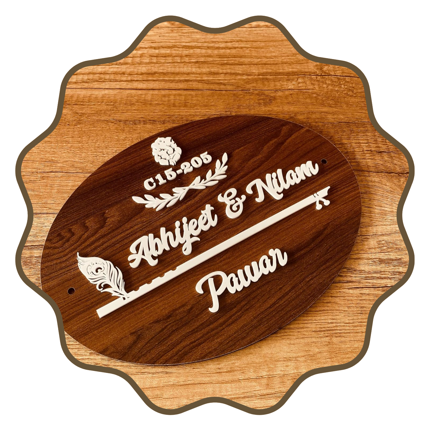 Wooden Name Plates