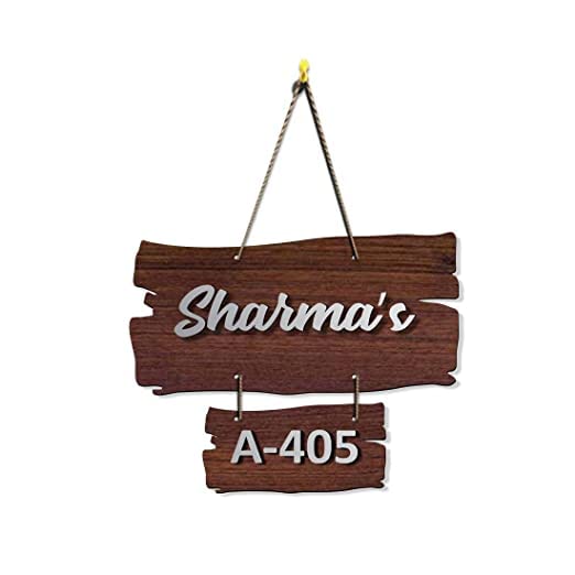 Personalized Name Plate With Designer Acrylic Letters