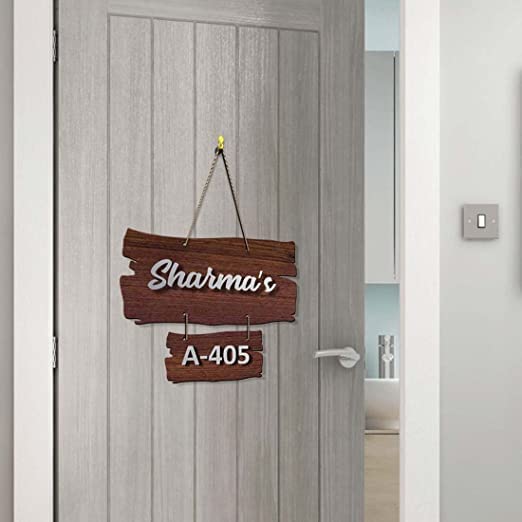 Personalized Name Plate With Designer Acrylic Letters