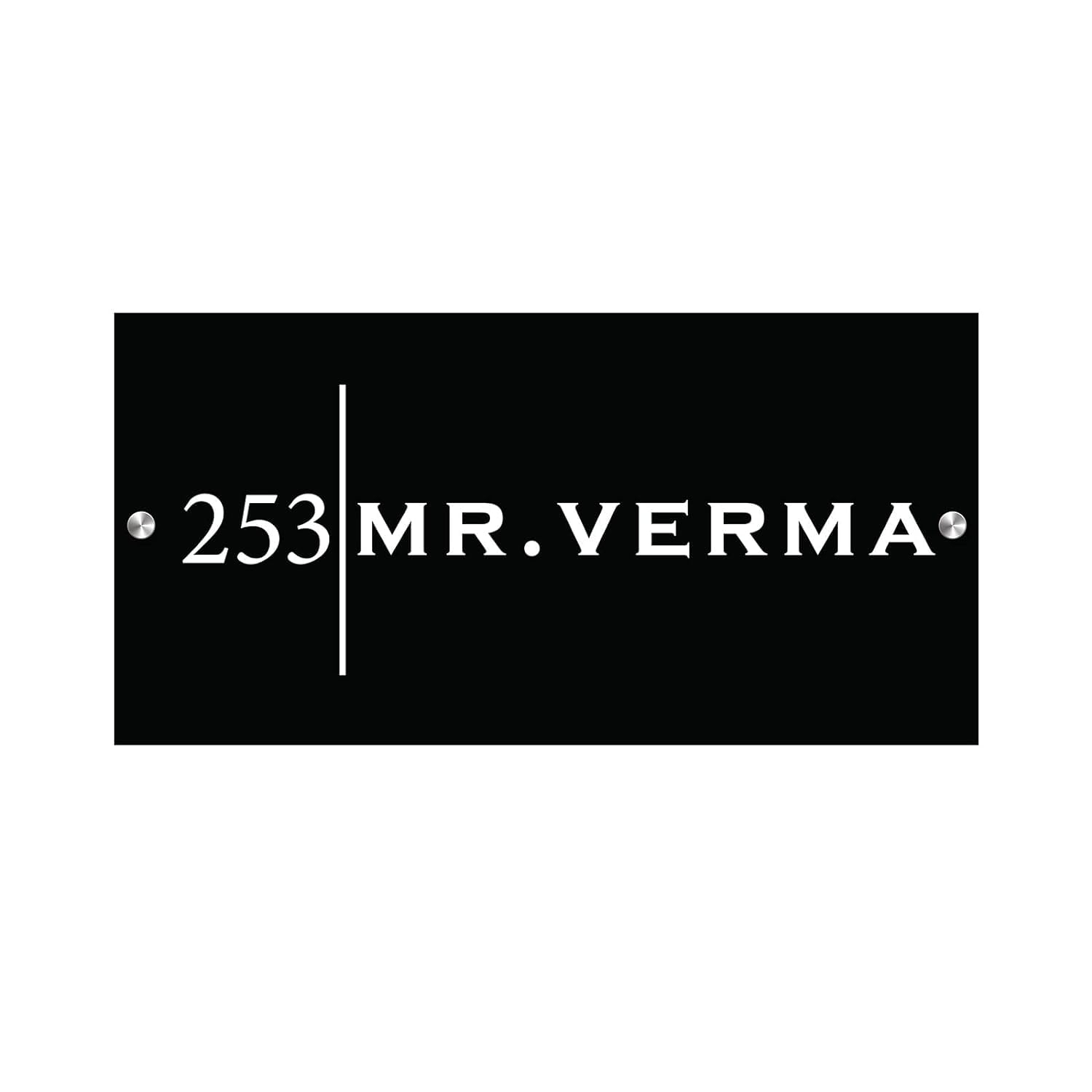 Personalized Acrylic Name Plate