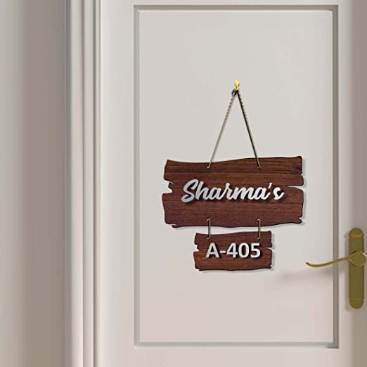 Personalized Name Plate With Designer Acrylic Letters