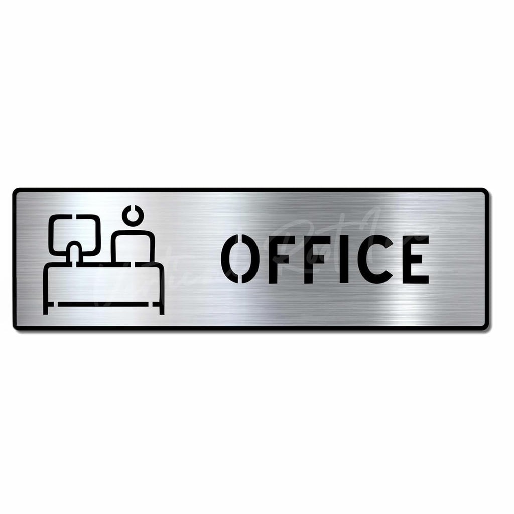 Clear & Bold Professional Signage Plate – Premium Acrylic / Metal Display with Easy Installation