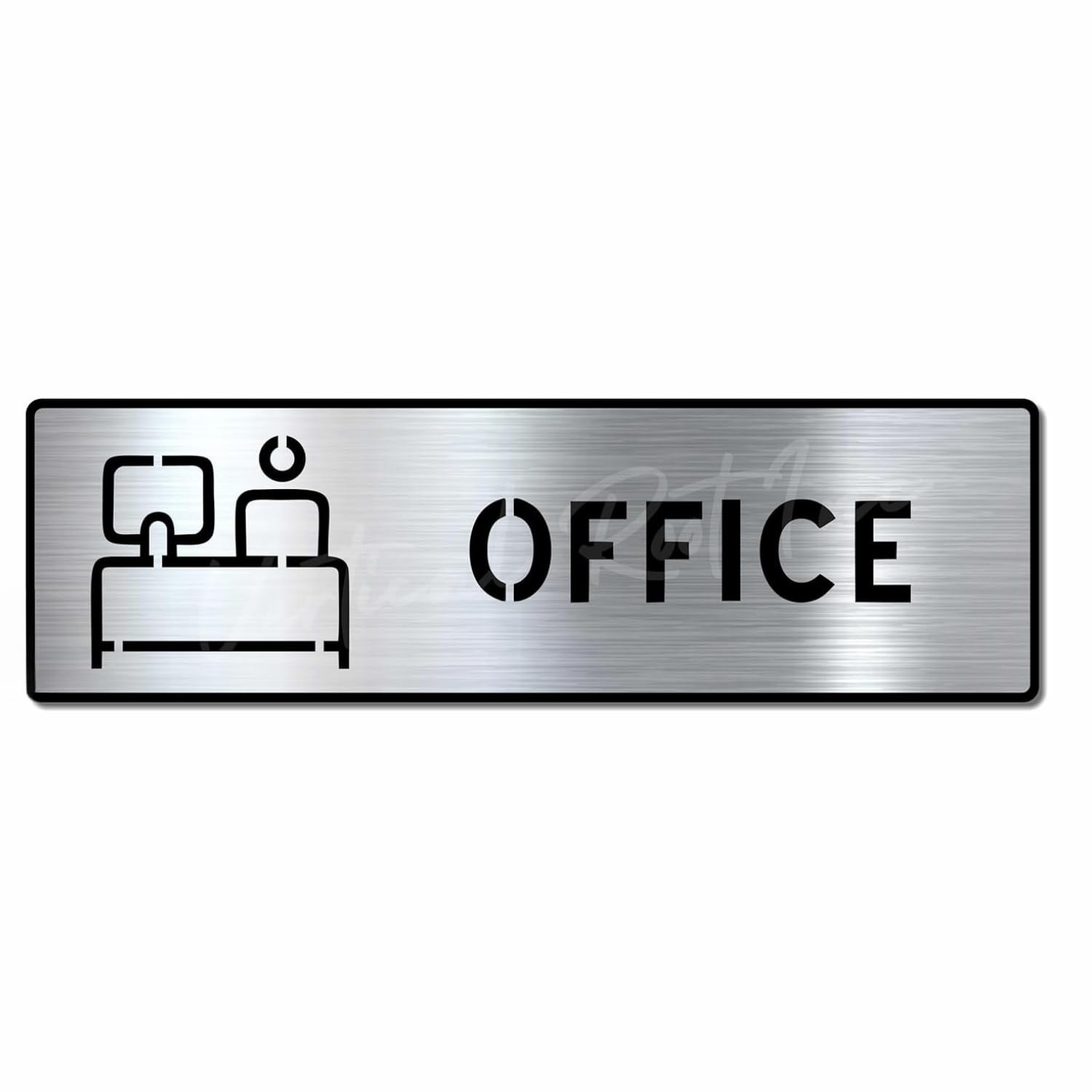 Clear & Bold Professional Signage Plate – Premium Acrylic / Metal Display with Easy Installation