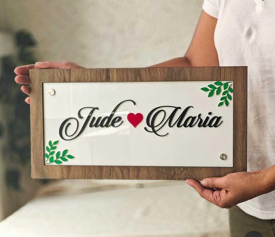Personalized Acrylic Name Plate