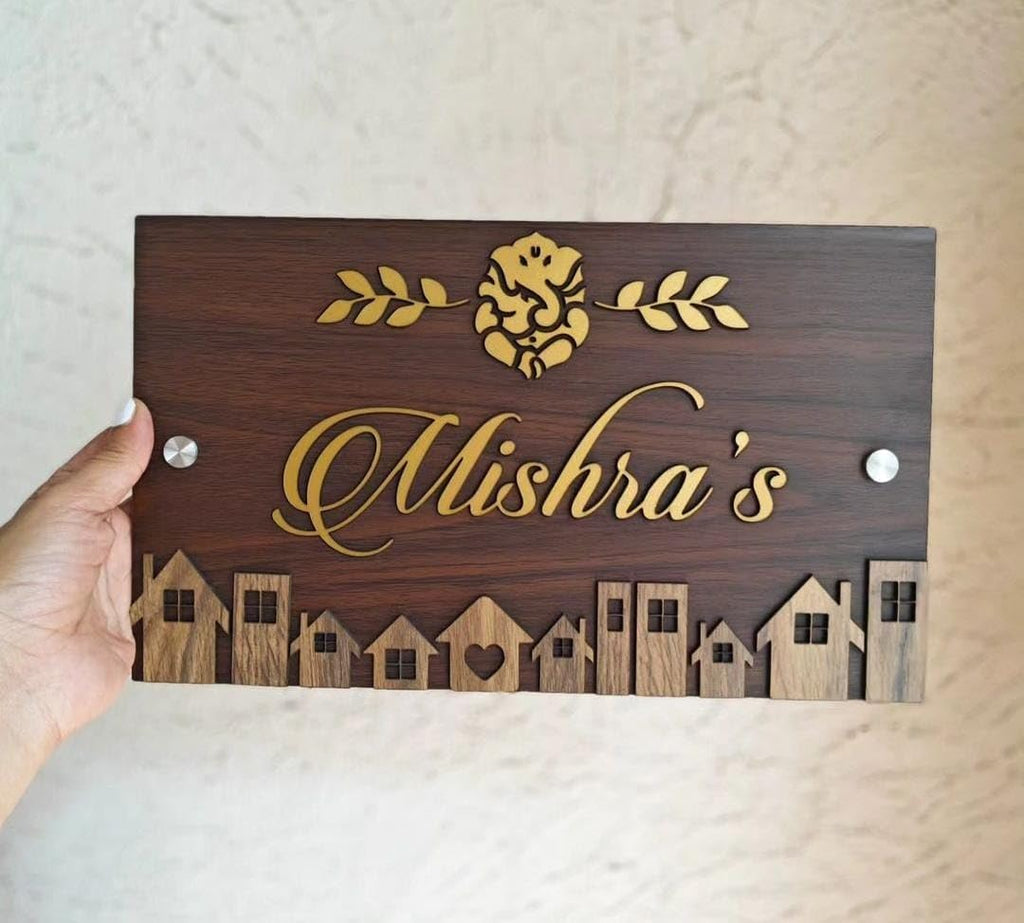 Personalized Acrylic Couple Name Plate