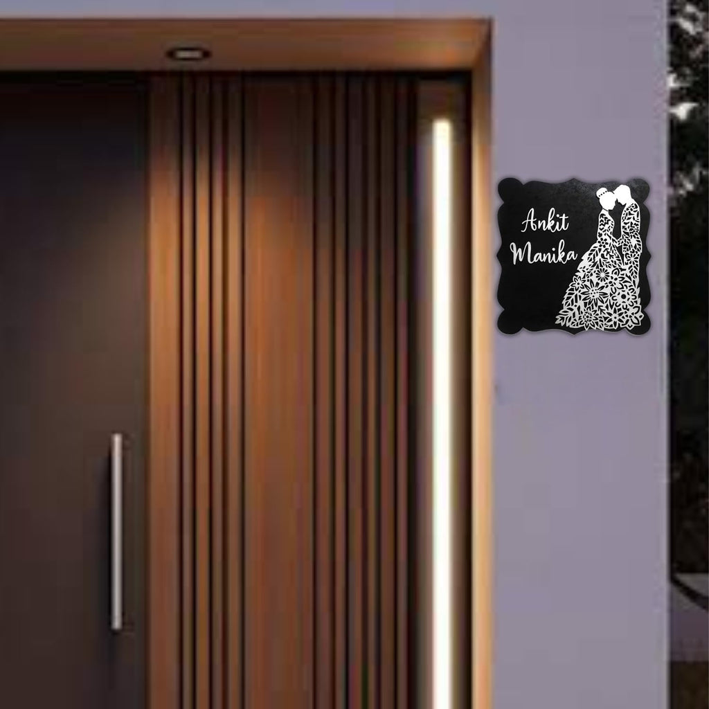 Premium Engraved Wooden Name Plate