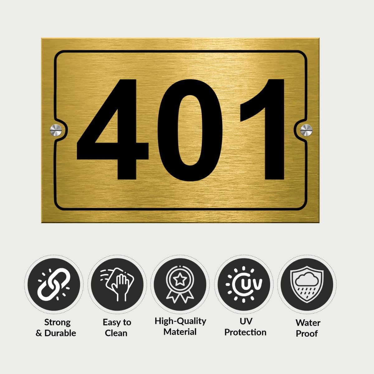 Custom Room & Rack Number Board for Home, Hotel, Office & Commercial Spaces