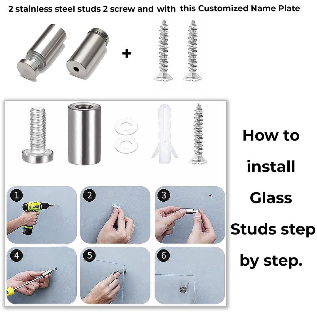 Personalized Acrylic Name Plate