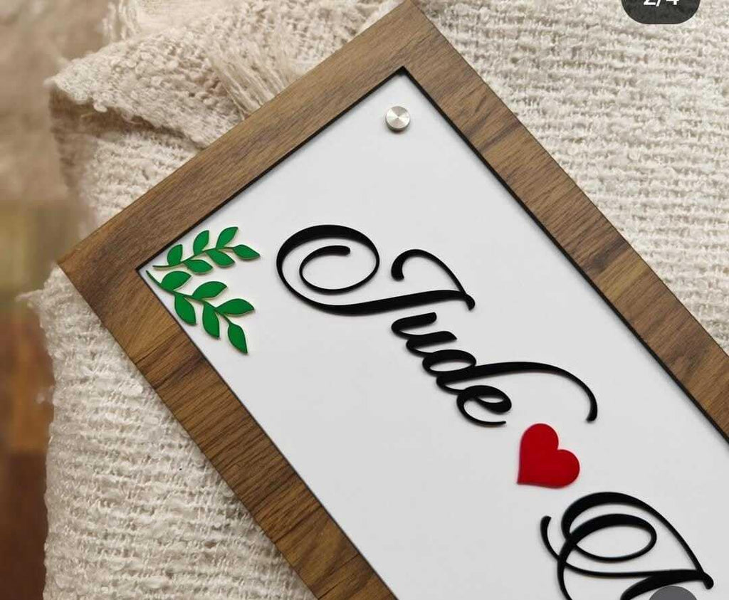 Personalized Acrylic Name Plate