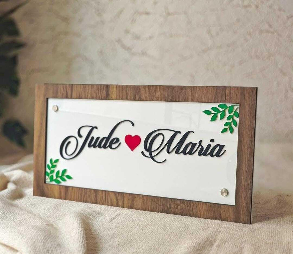 Personalized Acrylic Name Plate