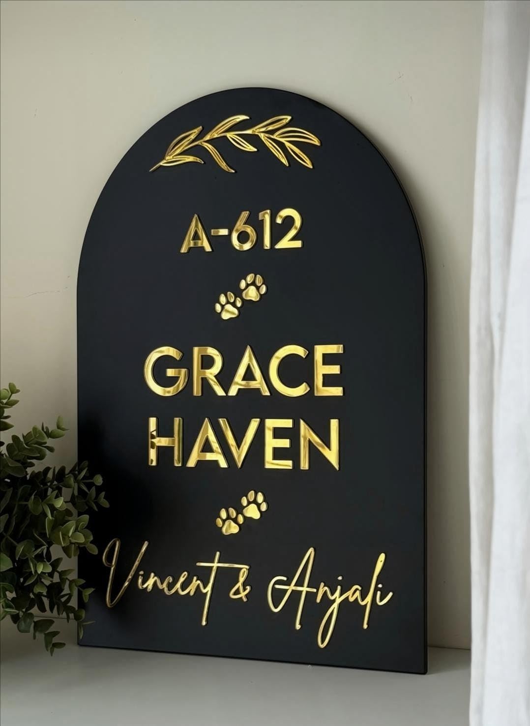 Acrylic Letters | Stylish Customized Name Board