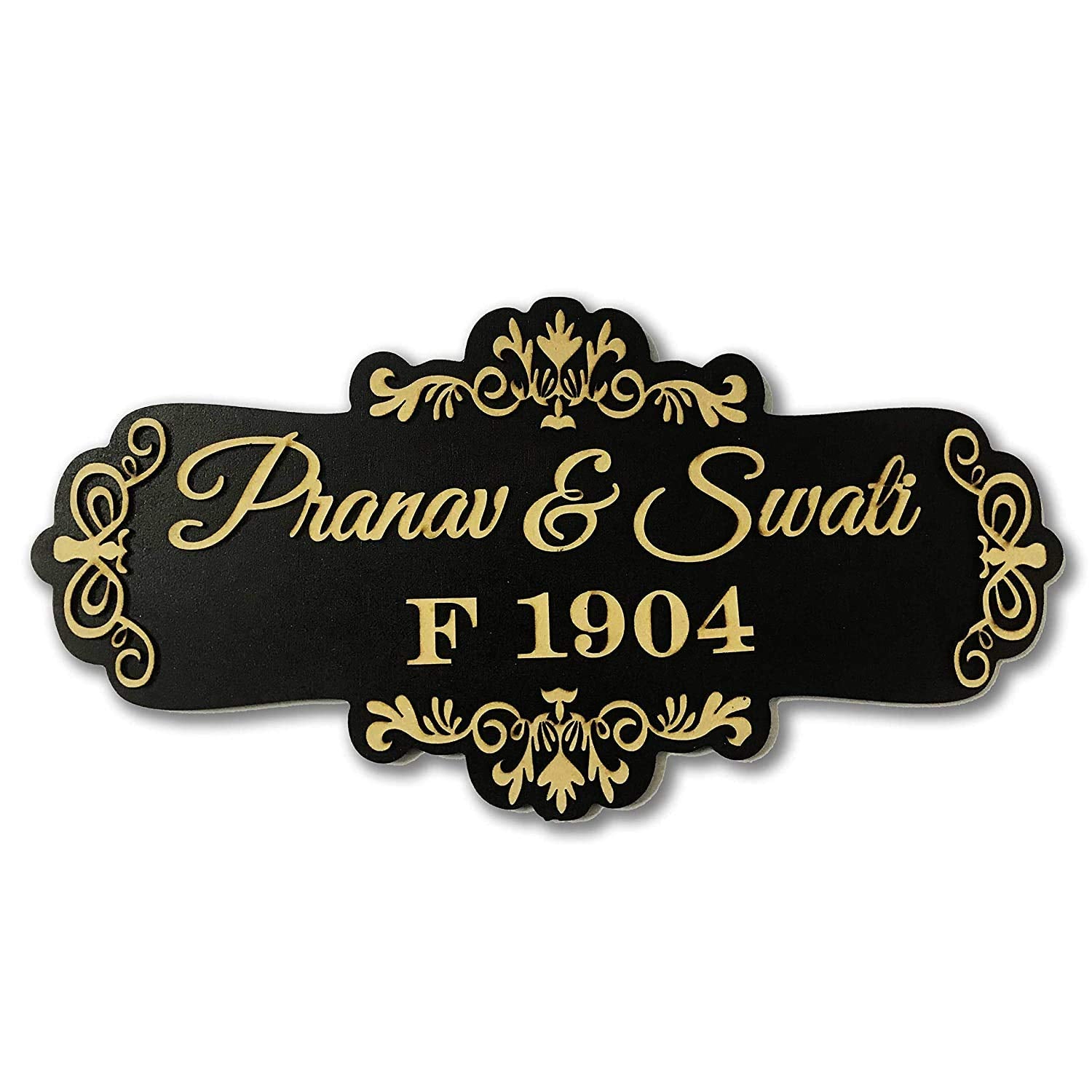 Premium Wooden & Acrylic Name Plate