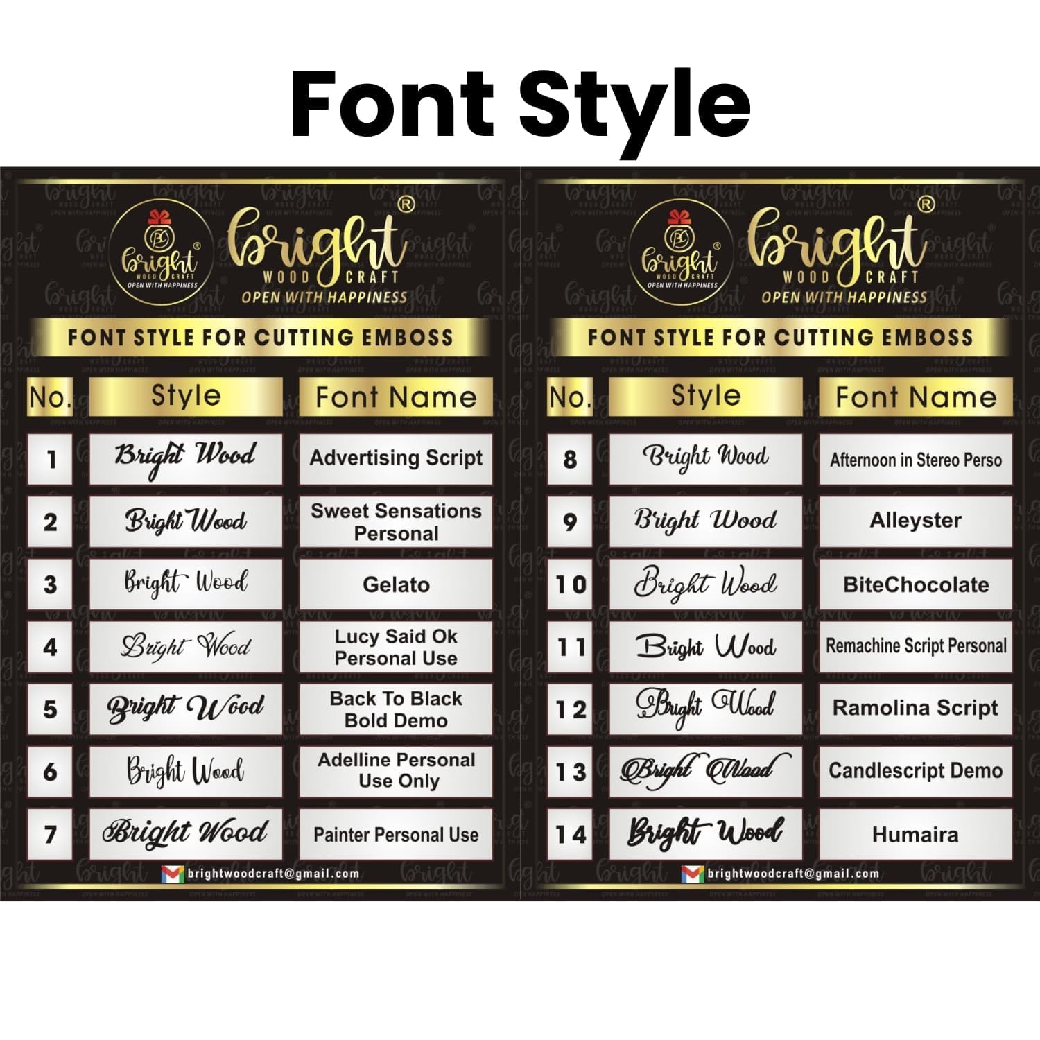 Personalized Black MDF Name Plate with 3D Acrylic Letters