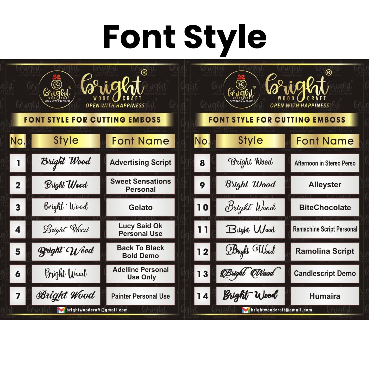 Luxury Wooden Name Plate Design