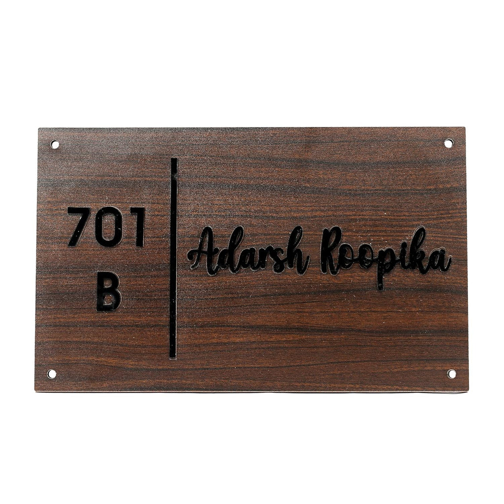 Customized MDF Wooden Name Plate