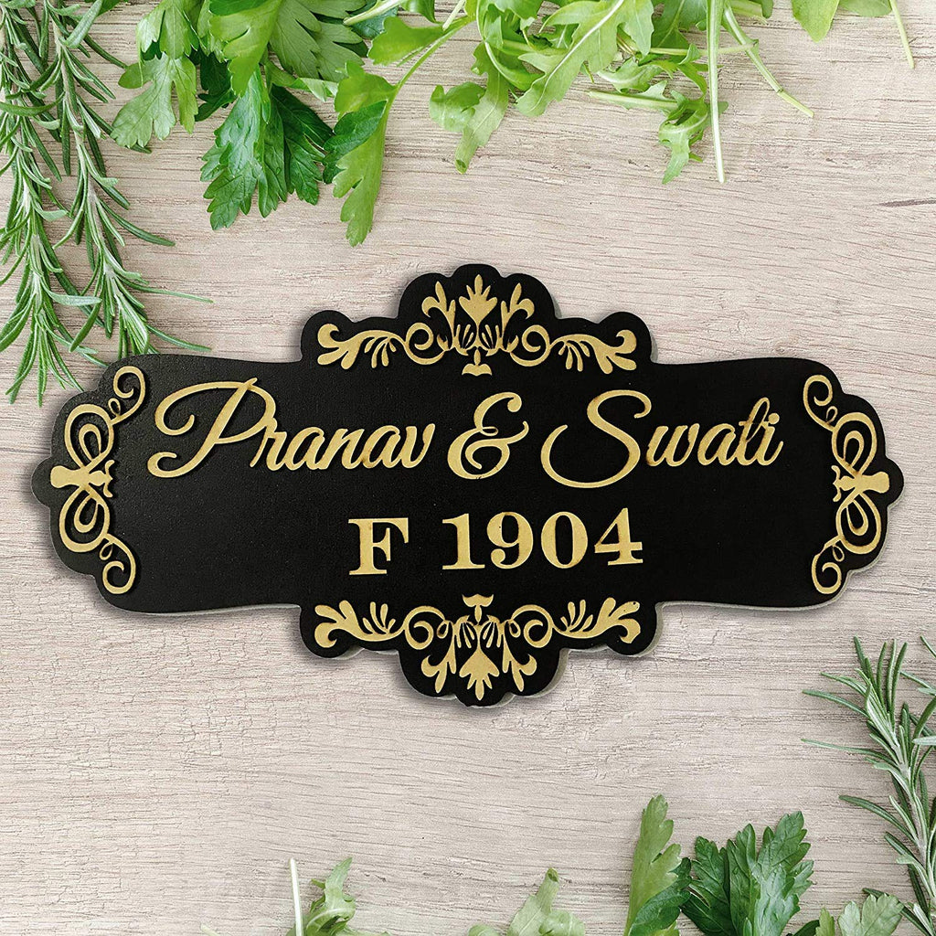Premium Wooden & Acrylic Name Plate