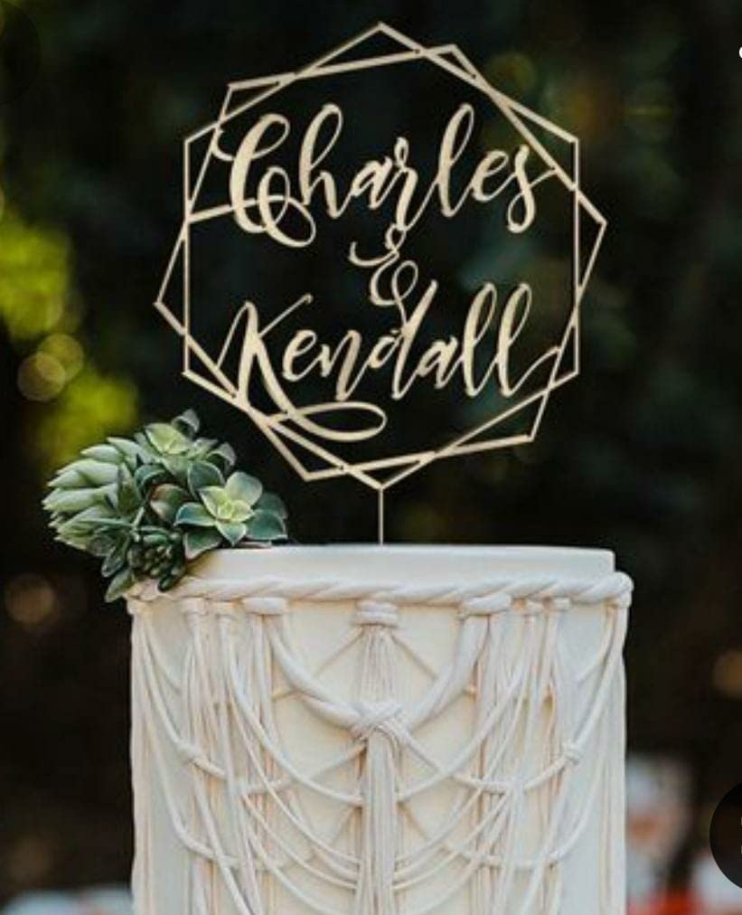 Customized Cake Topper for Anniversary