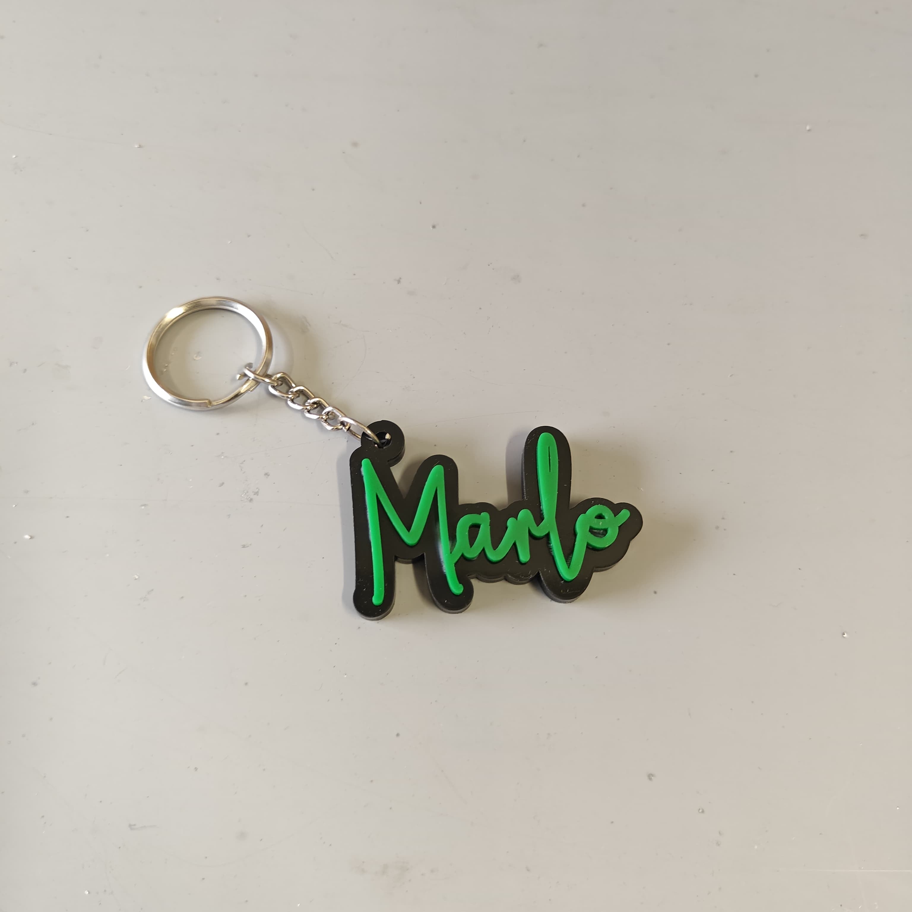 Customised Premium Acrylic Black Base and Colourful name