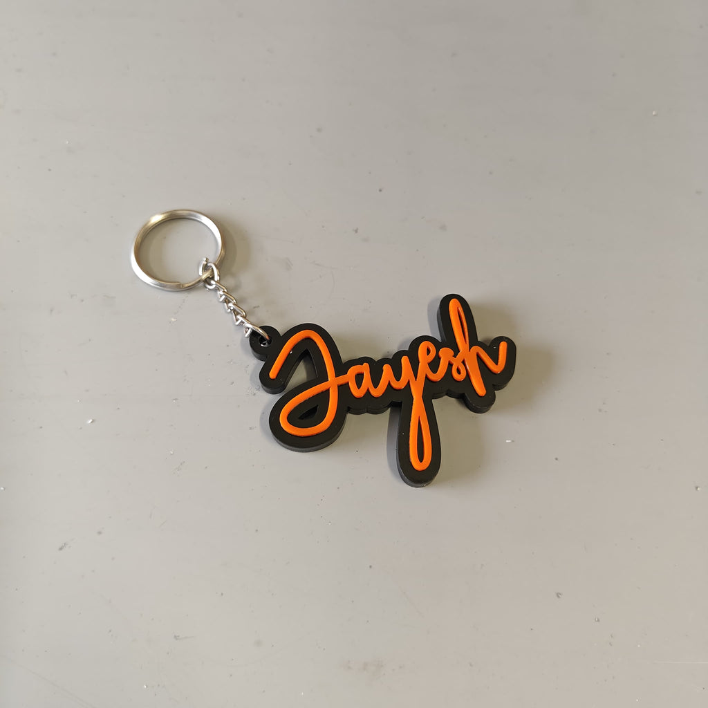 Customised Premium Acrylic Black Base and Colourful name